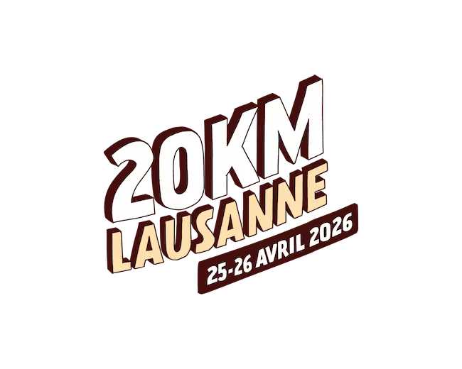 Affiche 20 km de Lausanne épreuve de course à pied populaire