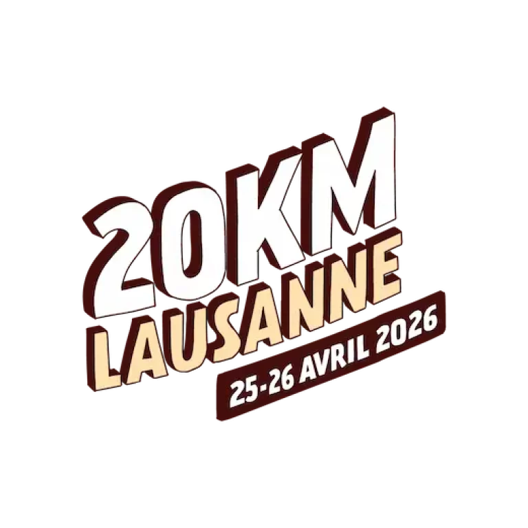Affiche 20 km de Lausanne épreuve de course à pied populaire